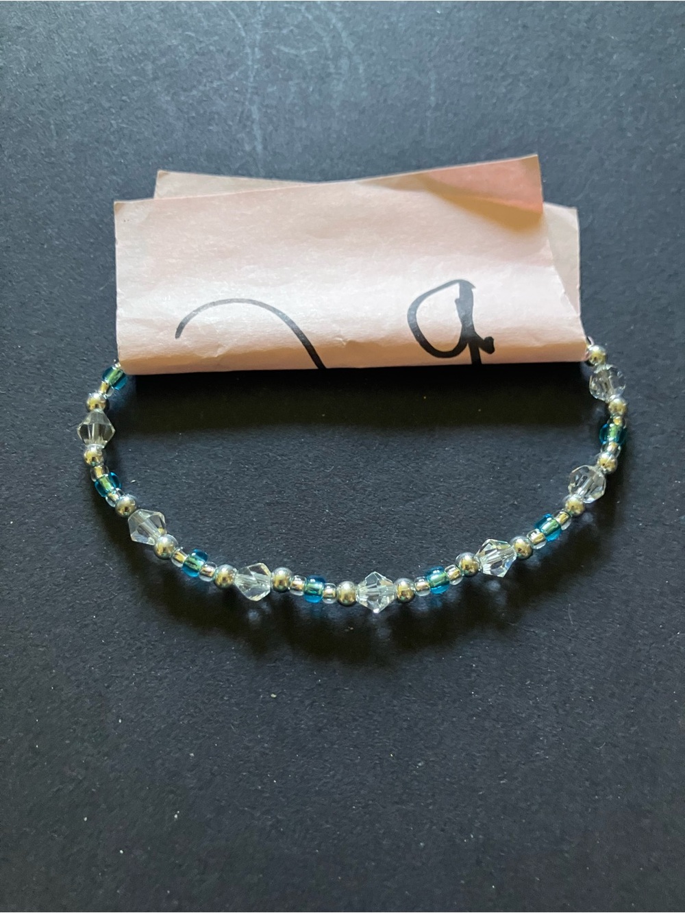 #29 handmade Swarovski bracelet